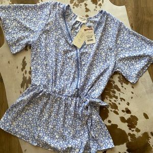 Flowy blue blouse!
